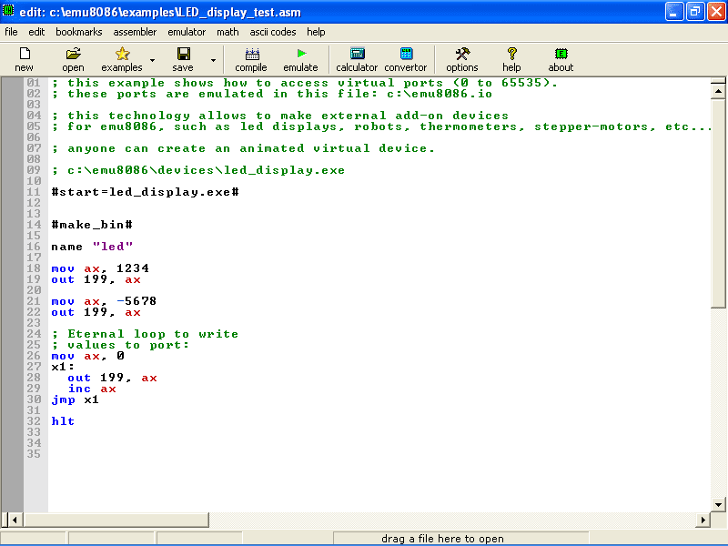 microprocessor emulator and assembler for mac